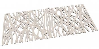 2D panel (P2D_0122) 3D model for CNC machine